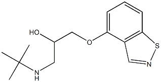 1-(1,2-Benzisothiazol-4-yloxy)-3-(tert-butylamino)-2-propanol|