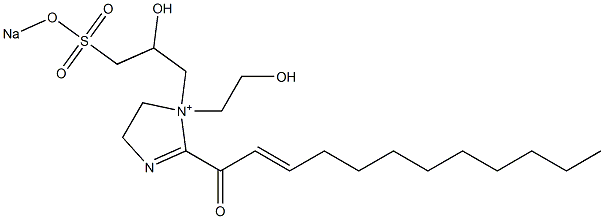 1-(2-Hydroxyethyl)-1-[2-hydroxy-3-(sodiooxysulfonyl)propyl]-2-(2-dodecenoyl)-2-imidazoline-1-ium