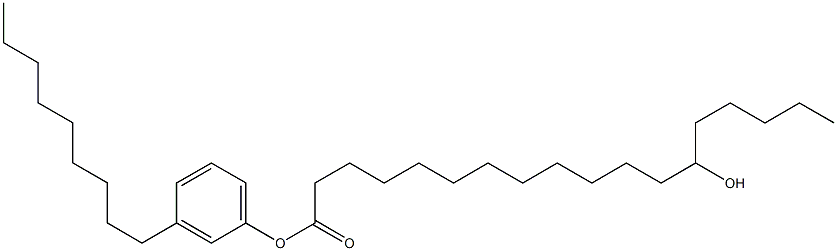 13-Hydroxystearic acid 3-nonylphenyl ester