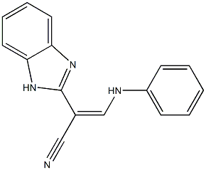 2-(1H-Benzimidazol-2-yl)-3-(anilino)propenenitrile