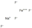 鉄(III)ナトリウムフルオリド 化学構造式