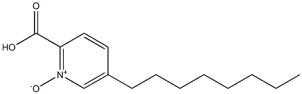 2-Carboxy-5-octylpyridine 1-oxide Struktur