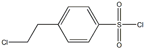 p-(2-Chloroethyl)benzenesulfonyl chloride Struktur