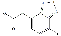 4-Carboxymethyl-7-chloro-2,1,3-benzothiadiazole Struktur