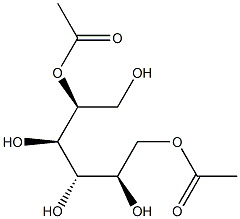 L-Glucitol 1,5-diacetate Structure