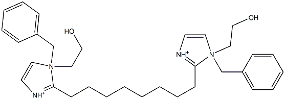 2,2'-(1,8-Octanediyl)bis[1-benzyl-1-(2-hydroxyethyl)imidazolium]