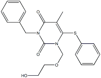 1-[(2-Hydroxyethoxy)methyl]-3-benzyl-5-methyl-6-phenylthiopyrimidine-2,4(1H,3H)-dione