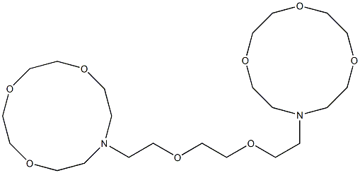 10,10'-(3,6-Dioxaoctane-1,8-diyl)bis(1,4,7-trioxa-10-azacyclododecane) Structure