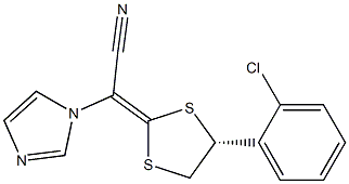 [(R,E)-4-(2-Chlorophenyl)-1,3-dithiolan-2-ylidene](1H-imidazol-1-yl)acetonitrile