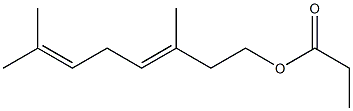 Propionic acid 3,7-dimethyl-3,6-octadienyl ester