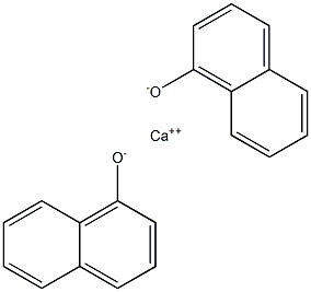 Calcium bis(naphthalene-1-olate) Struktur