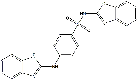 4-[(1H-Benzimidazol-2-yl)amino]-N-(benzoxazol-2-yl)benzenesulfonamide Structure