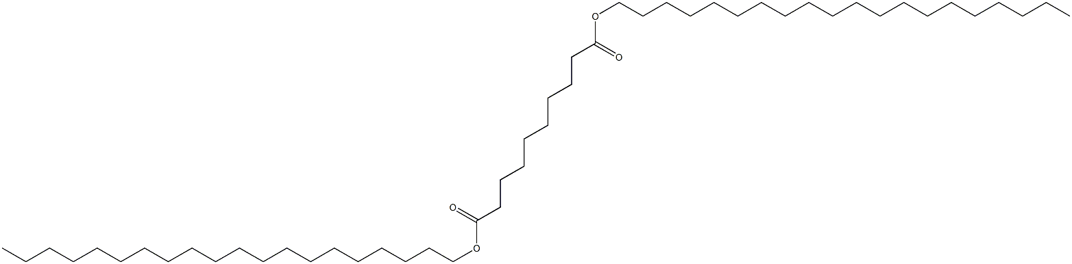 セバシン酸ジイコシル 化学構造式