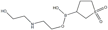 Tetrahydrothiophene-1,1-dioxide-3-boronic acid diethanolamine ester, 97% 化学構造式