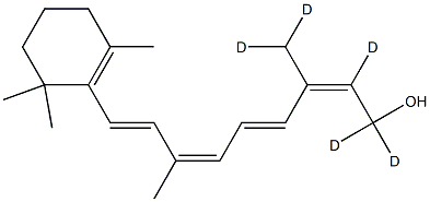 9-cis Retinol-d5 Structure