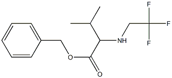 benzyl 3-methyl-2-(2,2,2-trifluoroethylamino)butanoate Struktur