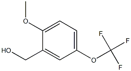 2-Methoxy-5-(trifluoroMethoxy)benzyl alcohol, 98+% Structure