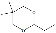 2-乙基-5,5-二甲基-1,3-二氧六环, 乙腈溶液 (1000±G/L) 结构式