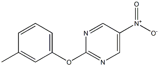 5-nitro-2-(M-tolyloxy)pyriMidine Structure