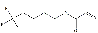Trifluoropentyl methacrylate Struktur