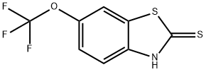 2-巯基-6-三氟甲氧基苯并噻唑,235101-85-6,结构式