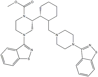 ((1R,2R)-2-((4-(benzo[d]isothiazol-3-yl)piperazin-1-yl)methyl)
cyclohexyl)methyl 4-(benzo[d]isothiazol-3-yl)piperazine-1-
carboxylate|鲁拉西酮杂质20