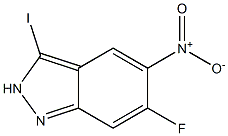 6-Fluoro-3-iodo-5-nitro-2H-indazole Struktur