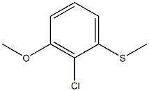 2-chloro-3-methoxythioanisole 结构式