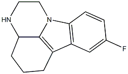 8-fluoro-2,3,3a,4,5,6-hexahydro-1H-pyrazino[3,2,1-jk]carbazole