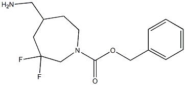 benzyl 5-(aminomethyl)-3,3-difluoroazepane-1-carboxylate