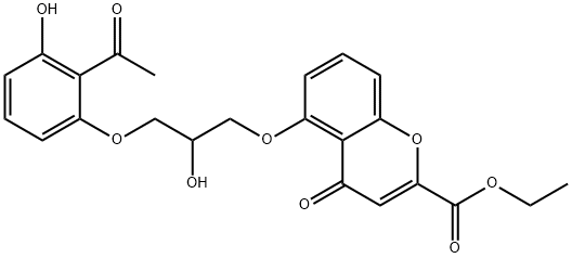 Sodium cromoglicate impurity 4,40786-63-8,结构式