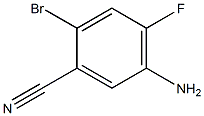 5-Amino-2-bromo-4-fluoro-benzonitrile Structure