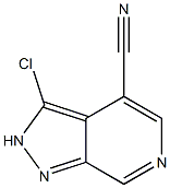 3-Chloro-2H-pyrazolo[3,4-c]pyridine-4-carbonitrile Structure