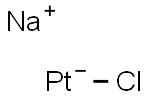 氯亚铂酸钠, , 结构式