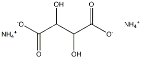 酒石酸铵,,结构式