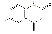 6-Fluoro-1H-quinoline-2,4-dione Struktur