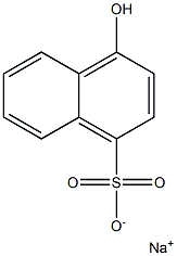1-萘酚-4-磺酸钠盐 结构式