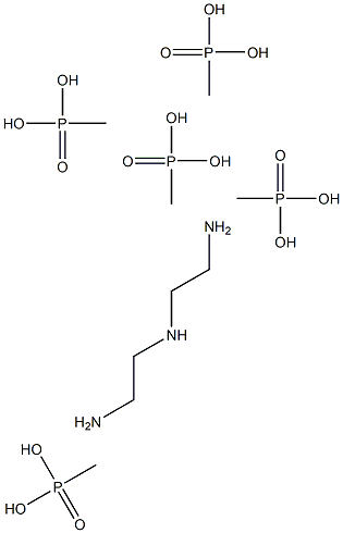 二乙烯三胺五甲叉膦酸钠, , 结构式