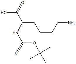 BOC-赖氨酸, , 结构式