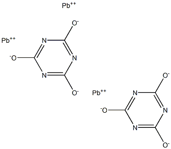 Cyanuric acid lead salt 化学構造式