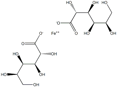 葡萄糖酸亚铁口服液 结构式