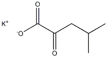 ALPHA-ketoleucine potassium salt Struktur