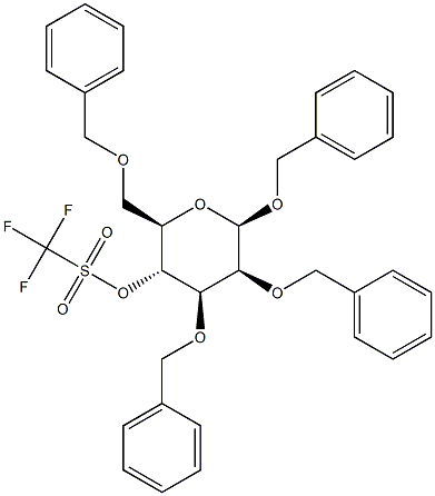  1,2,3,6-Tetra-O-benzyl-4-O-trifluoromethanesulfonyl-b-D-mannopyranose