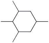 1,2,3,5-Tetramethylcyclohexame. Struktur