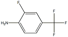 2-fluoro-4-(trifluoromethyl)benzenamine 结构式