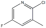 2-Chloro-5-fluoro-3-methylpyridine 98% Structure