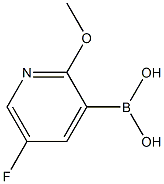 5-Fluoro-2-methoxypyridine-3-boronic acid 98% Structure