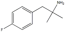 1-(4-FLUOROPHENYL)-2-METHYLPROPAN-2-AMINE 化学構造式
