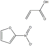 硝基呋喃丙烯酸,,结构式