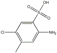 3-amino-6-chlorotoluene-4-sulfonic acid Structure